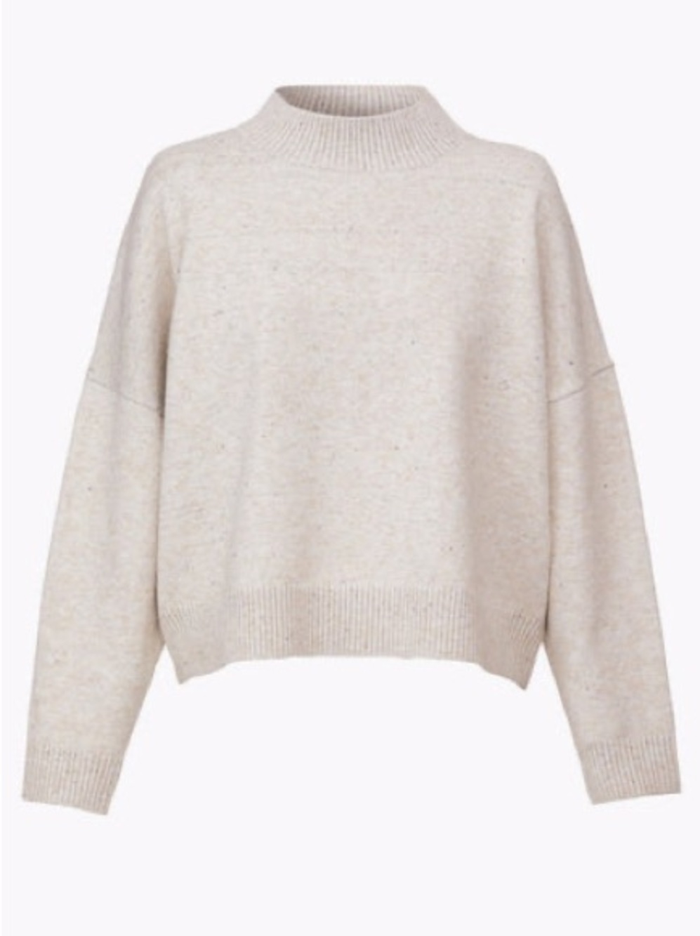 Viktoria & Woods Yellowstone Sweater In Oat Speckle